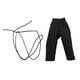 thumbnail image 1 of Pantalón Informal En Miniatura A Escala 1:18 Para Figuras De Hombre De 3,75 Pulgadas, Accesorio, Disfraz Negro, 1 of 3