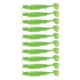thumbnail image 5 of 10x Señuelos De Pesca Blandos Cebos Artificiales Para Accesorios De Pesca De Lubina Walleye Verde, 5 of 5