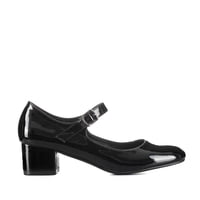 Zapatos Mary Jane Con Taco Charol Cómodo Mujer Weide Ghe31