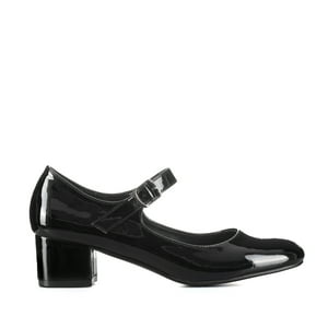 Zapatos Mary Jane Con Taco Charol Cómodo Mujer Weide Ghe31