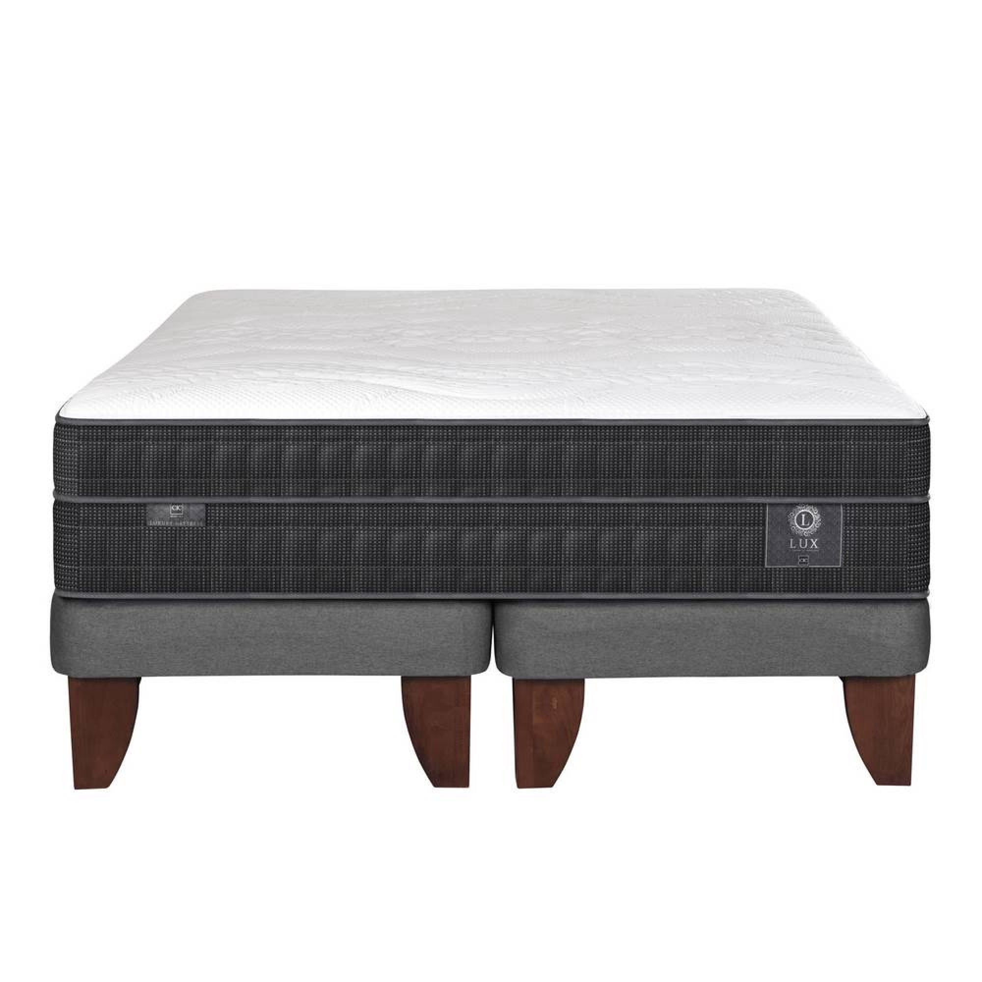 Cama Europea Lux 2 Plaza Base Dividida