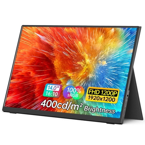 Monitor Portátil Mnn 14 Pulgadas Fhd 1920X1200 Usb-C Hdmi