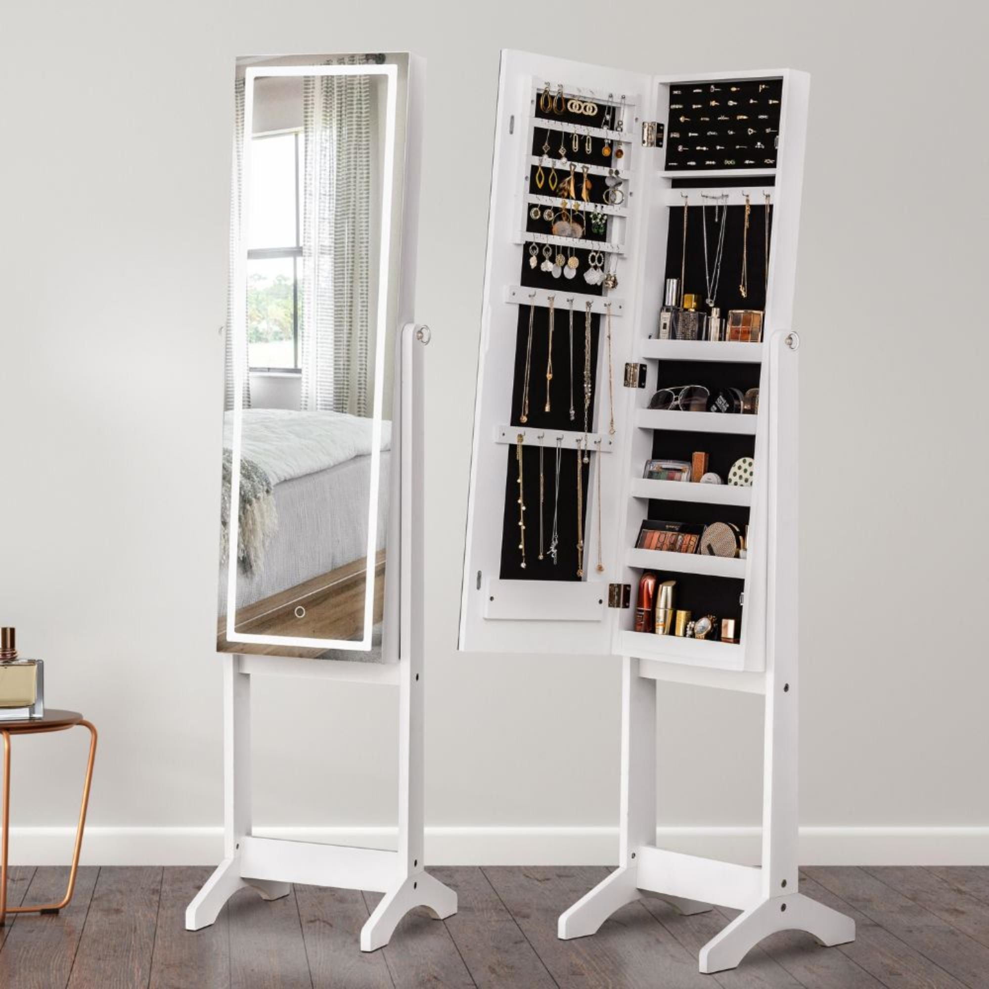 Mainstays - Espejo Joyero Luz Led Blanco