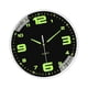 thumbnail image 1 of Reloj de pared con mecanismo silencioso para el hogar y la oficina , Grandes Números Negros, 1 of 5