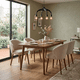 thumbnail image 2 of Set 2 Sitiales Silla Comedor Beige y Madera Tropez, 2 of 8