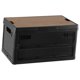 thumbnail image 5 of Estuche Organizador Para Maletero De Coche, Contenedor Para Exteriores, Bolsa De Comestibles Para Acampar, Caja De Almacenamiento Para Acampar, Negro, 55L, 5 of 5