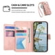 thumbnail image 3 of Funda FOXDOCK cartera de piel sintética para FOXDOCK Samsung Galaxy S26 Ultra – Resistente a golpes, RFID – rosa, 3 of 6