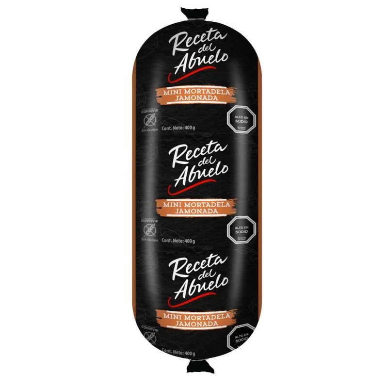Mini Mortadela Jamonada 400 gr Receta del Abuelo