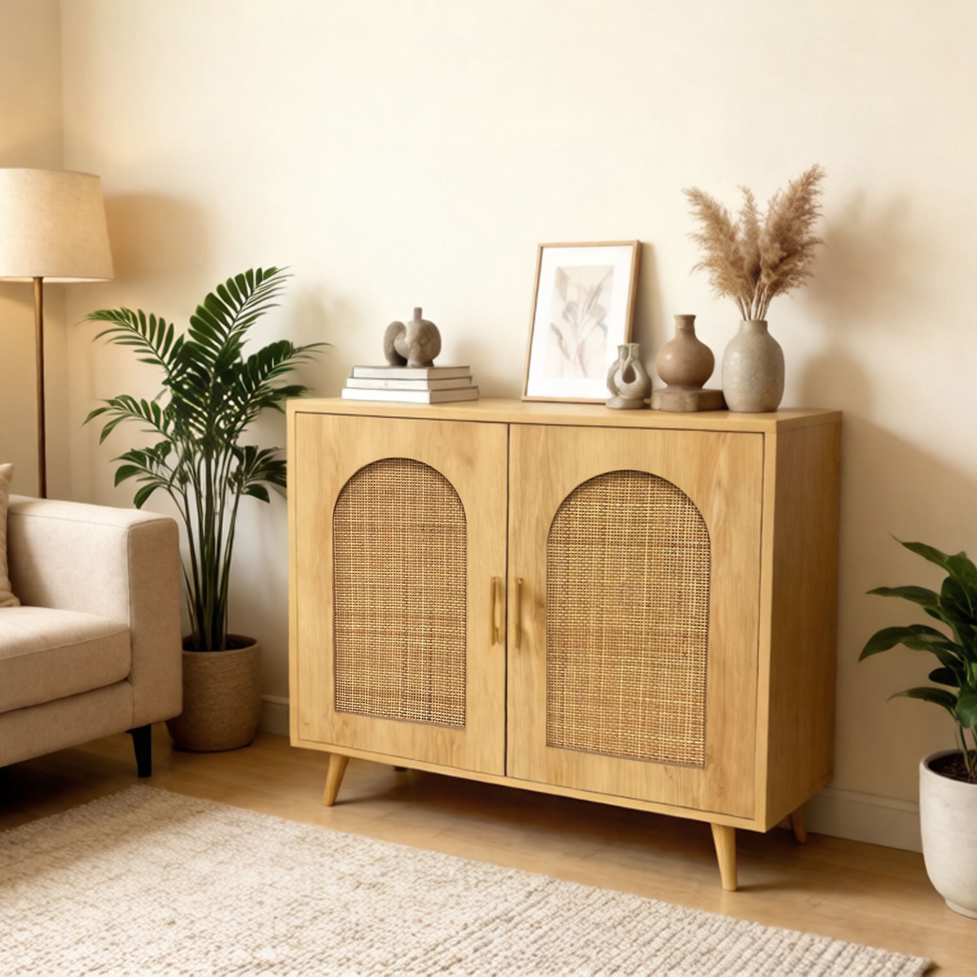 Comoda Ratan Natural 78x80cm