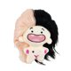 thumbnail image 4 of Linda Muñeca Decorativa De Dibujos Animados De Peluche Para Niños Y Niñas, Relleno De Cesta, Negro Y Rosa, 4 of 5