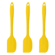 thumbnail image 1 of Cuchara de silicona, espátula, cuchara, raspador para cocinar, mezclar, hornear y servir, juego de 3, 1 of 5
