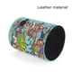 thumbnail image 4 of Harvey Beaks-theme Cylinder Pen Holder Pencil Organizer with Flannel Lining PVC Leather Material Cardboard Base for study work 10*8CM, 4 of 6