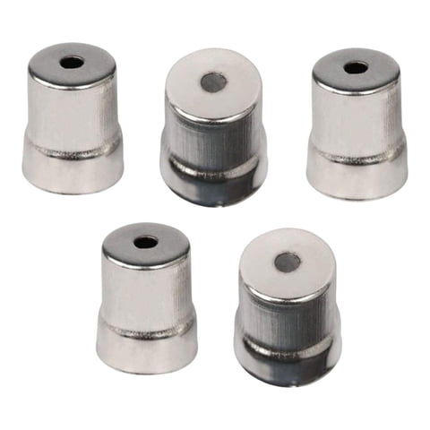 Magideal - 5 Piezas De Repuesto Para Microondas, Tapas Para Horno, Ligeras, De Gran Capacidad De Soporte, Repuestos Para Horno, Piezas De Reparación Para Oficina Plata 14X19Mm