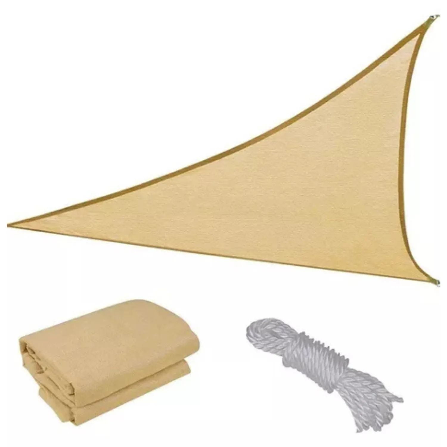 Genérico - Toldo Vela Triangular 3.5 X 3.5 M