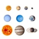 thumbnail image 1 of Resplandor En La Oscuridad Pegatinas De Pared Calcomanías De Pared Art 9pcs Planetas L, 1 of 5