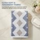 thumbnail image 5 of REGALWOVEN Toalla de Mano de Algodón con Rombo Geométrico, Toallas de Mano Jacquard de Bloque de Color Suave para Baño, Cocina, Gimnasio, Spa (13 x 28 Pulgadas) Azul 4pk, 5 of 7