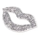 thumbnail image 4 of 1 pieza de cristal Rhinestone Lip Patch para el teléfono Shell Hat Shoes camiseta bolsos, 4 of 5