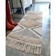 thumbnail image 3 of Alfombra de Lino Bajada de Cama estilo Boho medida 60 cm x 90 cm, 3 of 6