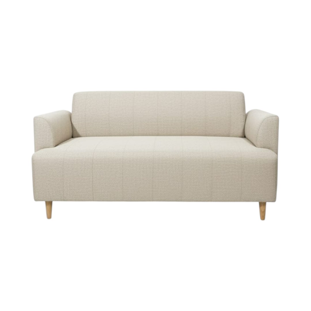 Diseños Valestrini - Sofa Irlanda Dos Cuerpos Lino Crudo