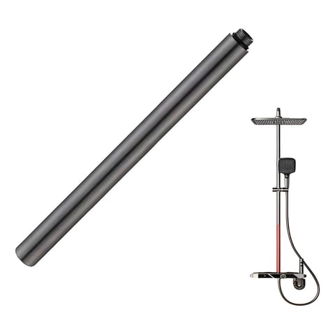 Genérica - Tubo Extensión 30Cm Para Columna Ducha Gun Gray