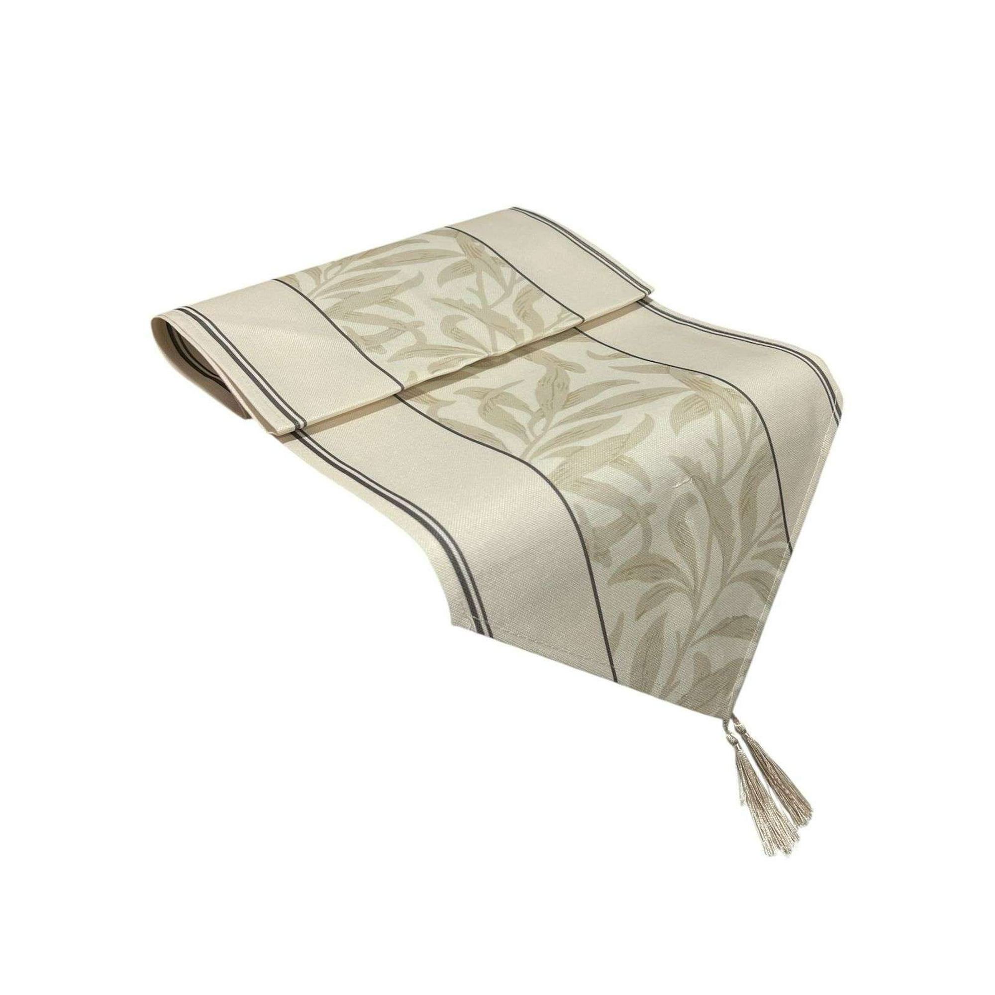 Oem - Mantel Camino De Mesa Tela Floral Diseño 180x38cm