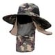 thumbnail image 2 of Sombrero Para El Sol Con Visera Extraíble Con Solapa Para El Cuello, Sombrero De Pesca Para Adultos De Ala Ancha, 2 of 5