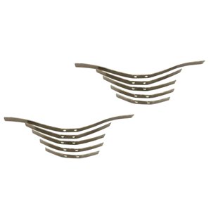 Bothyi - 10 Uds Hoja De Resorte Tracción De Seis Ruedas 1:16 1/16 Para Reemplazo De Accesorios Wpl Con Conector