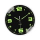 thumbnail image 3 of Reloj de pared con mecanismo silencioso para el hogar y la oficina , Grandes Números Negros, 3 of 5