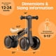 thumbnail image 4 of Bicicleta Balance Retrospec Cricket Baby Walker de 12 a 24 meses, 4 of 7