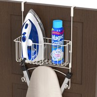 Simple Houseware - Soporte Para Tabla De Planchar, Sencillo, Para Colocar Sobre La Puerta O En La Pared