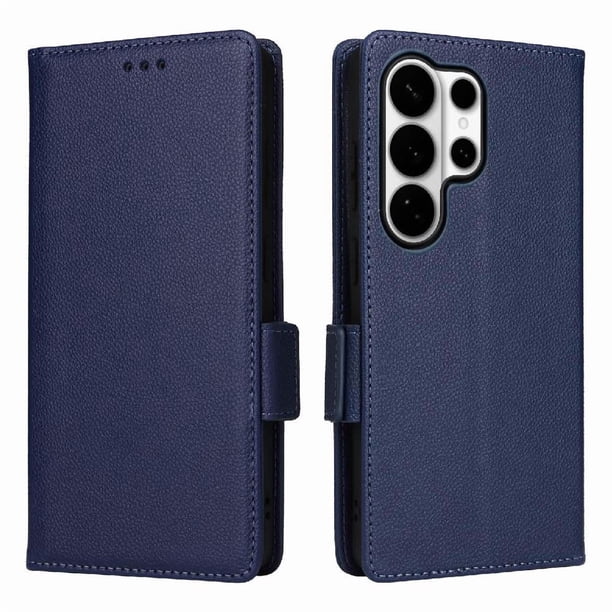 Funda Cartera para Samsung Galaxy S26 Ultra Tapa Flip con Ranuras y Soporte Azul
