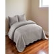 thumbnail image 4 of Quilt Cubrecama De Verano King Con Relieve Color Gris, 4 of 4