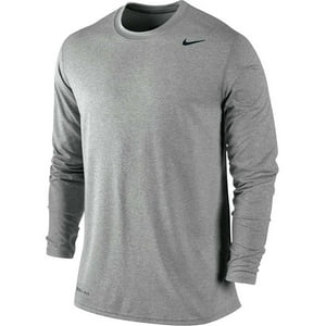 Camiseta Nike Legend De Manga Larga Dri-Fit Tee De Entrenamiento Gris