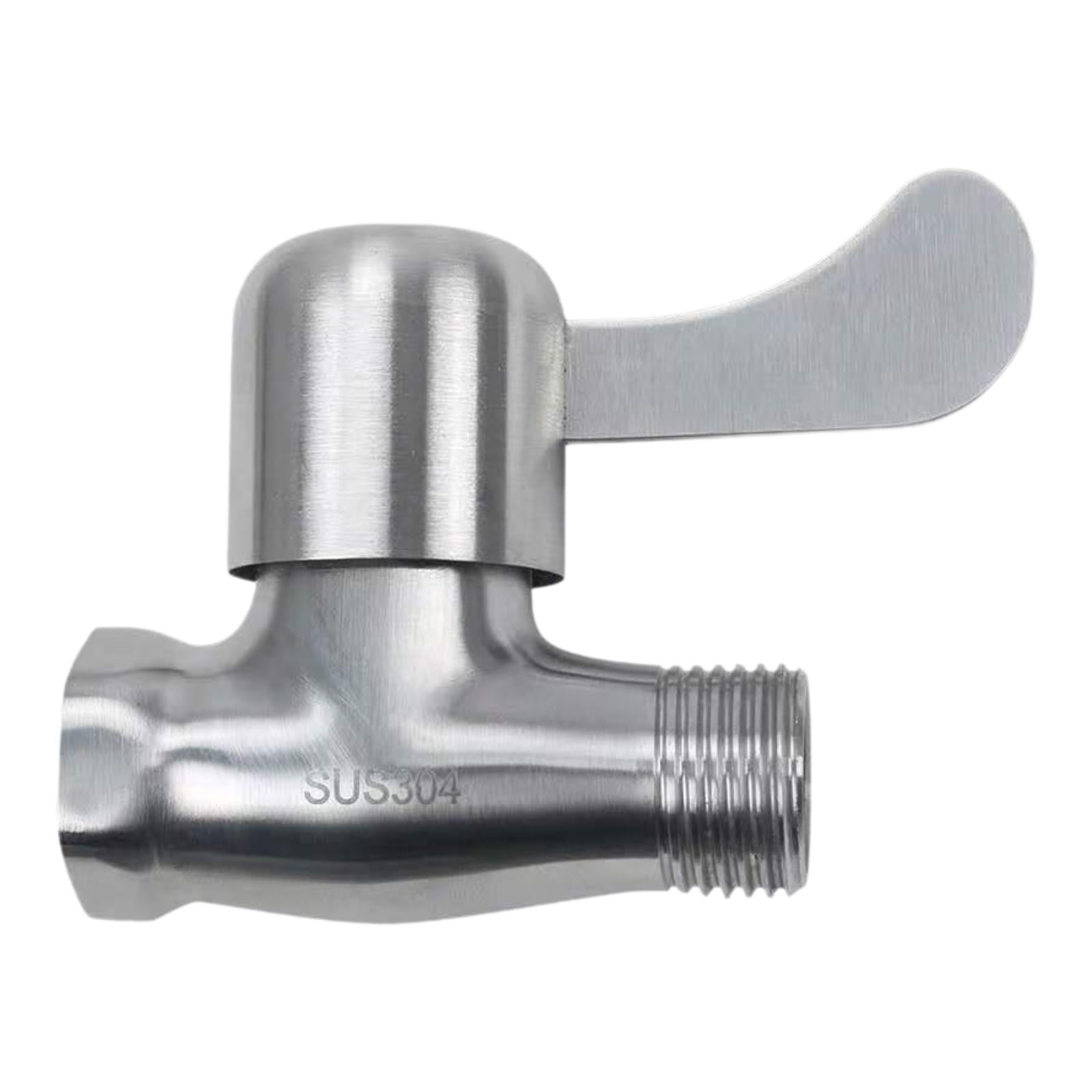 Bothyi - Válvula De Cierre Válvula De Ángulo Resistente Para Calentadores De Agua Lavadora Baño De Acero Inoxidable
