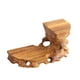 thumbnail image 3 of Base De Madera Retro Para Maceta, Soporte Estable De Madera Maciza Para Decoración Del Hogar, Medio Círculo, 3 of 3