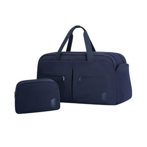 Bagsmart Bolso Fin De Semana 45 L Con Neceser Y Zapatero Azul