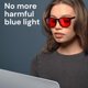 thumbnail image 5 of Gaoye Gafas de Luz Azul para Juegos y Ordenador - Lentes Rojas, 5 of 7
