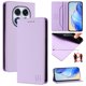thumbnail image 1 of Funda Billetera con Soporte para Xiaomi Redmi Note 14 Pro 4G Bloqueo RFID Plegable Morado claro, 1 of 6