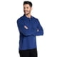 thumbnail image 1 of POLERA MANGA LARGA JERSEY CUELLO CAMISERO azul M, 1 of 5