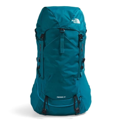 Mochila The North Face Terra 55 Mujer Azul Musgo/Zafiro Pizarra Mediana/Larga