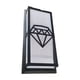 thumbnail image 1 of Aplique Lampara Rectangular Diseño Diamante 20w, 1 of 2
