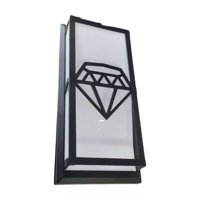 Click Ventas - Aplique Lampara Rectangular Diseño Diamante 20W