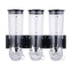 thumbnail image 3 of Dispensador De Alimentos Secos Para Montaje En Pared, Almacenamiento De Cocina Para Cereales, Harina De Avena, Triple Negro, 3 of 3