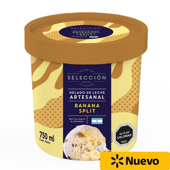 Helado Banana Split Pote, 750 ml