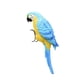 thumbnail image 3 of Estatua de loro artificial, esculturas de pájaros realistas, decoración de loros, arte de patio de pájaros, loros, estatua de pájaro guacamayo para el Azul, 3 of 5