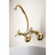 thumbnail image 2 of Grifo de cocina Kingston Brass KS214MB de montaje en pared, negro mate, 2 of 9