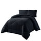 thumbnail image 3 of Cobertor Sherpa Texturizado Rm 2 Plazas Negro, 3 of 4