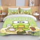 thumbnail image 1 of Sanrio Keroppi Printed Bedding Set Cartoon Anime Duvet Cover Comforter Pillowcase Boys Girls Children Adults King Gift Bed Sheets, 1 of 5