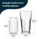 thumbnail image 3 of Vasos de vidrio Libbey Gibraltar 455 ml, juego de 12, 3 of 7
