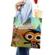 thumbnail image 4 of Super Simple Songs Bolso de tela con estampado de lienzo para mujer, bolsa de compras reutilizable y estética, con cremallera interior, regalo para mujer,38*45cm., 4 of 6